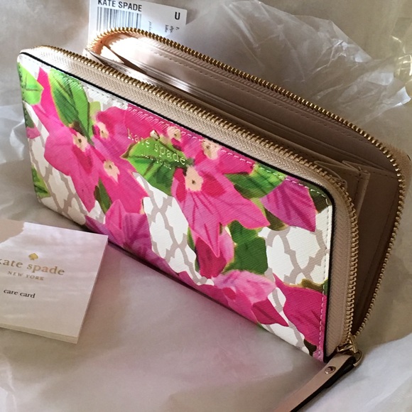 🍃🌸 Kate Spade Wallet NWT 🌸🍃 - Picture 12 of 16